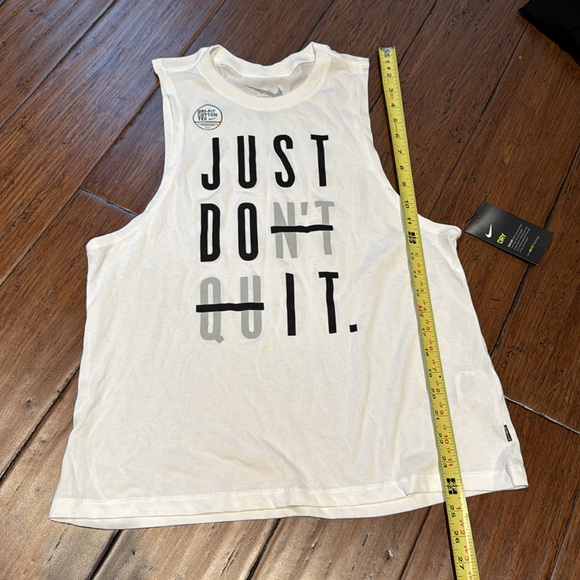 NWT Nike “Just Don’t Quit” Dri-Fit Tank Top - Picture 3 of 5
